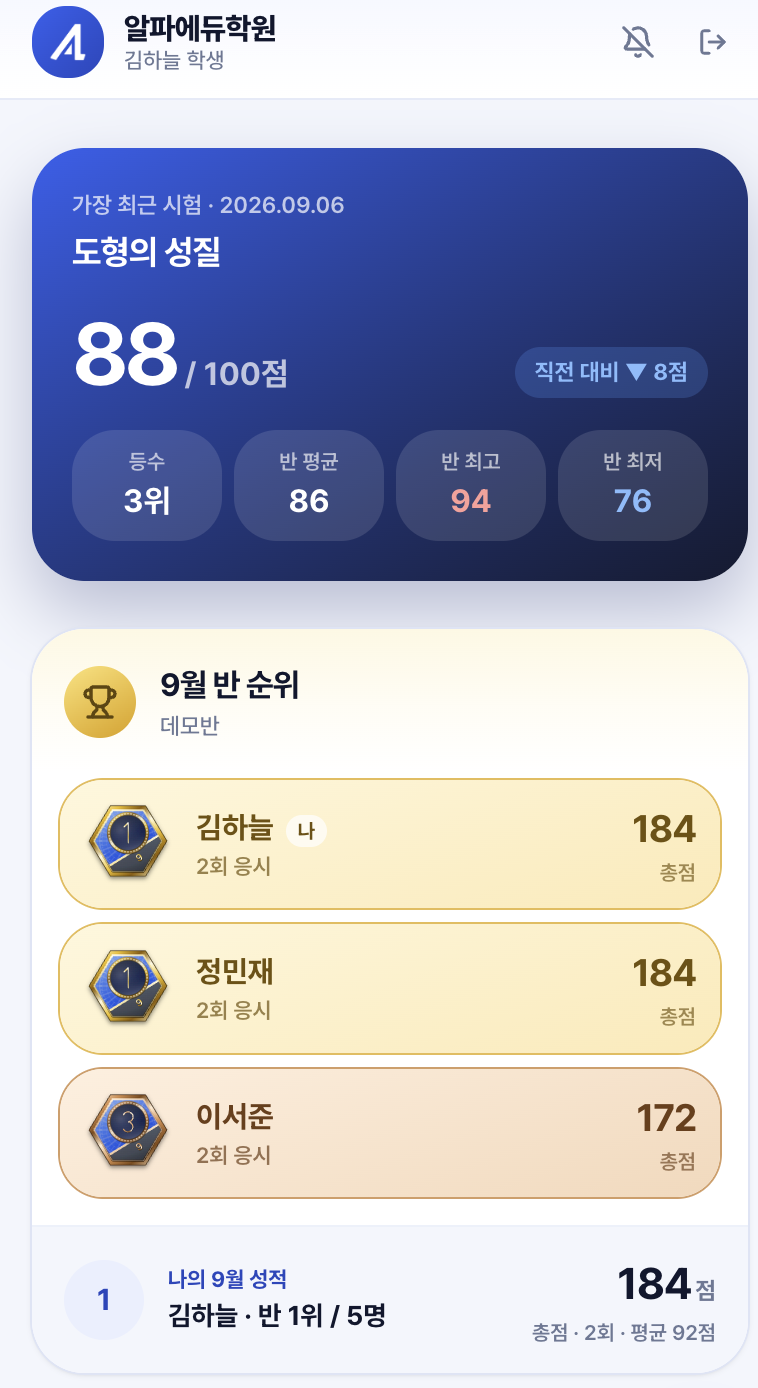 시험 화면